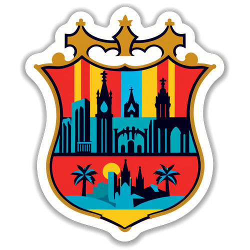 Stiker Minimalis Barcelona: Simbol Cerita dari Arsitektur Kota yang Megah!