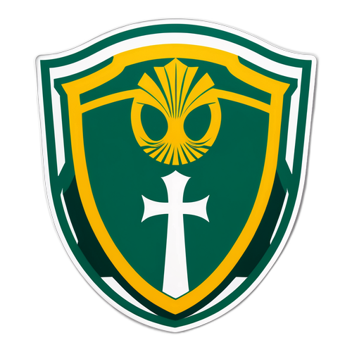 Calcomanía con los colores del Palmeiras