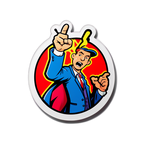 Стикер с символикой запрета