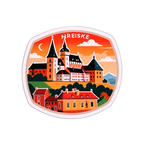 Nálepka historického města Uherské Hradiště