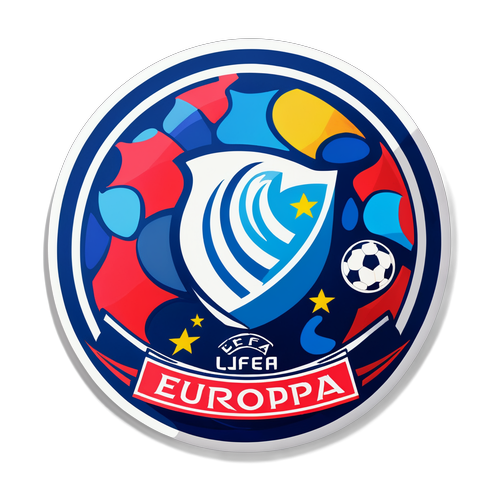 Reka Bentuk Sticker UEFA Europa yang Menarik