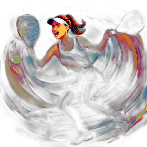 Energetic Tennis Action: Veronika Kudermetova