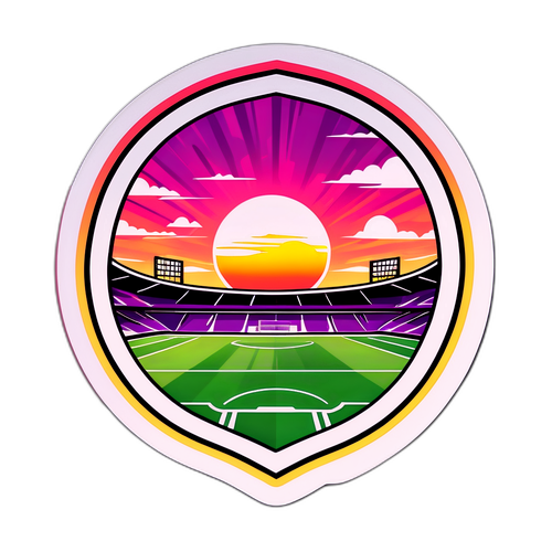 Sticker Padang Bola Sepak dengan Pemain Orlando City dan Inter Miami