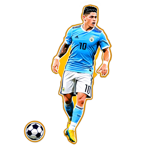 James Rodriguez: Stiker Dinamis yang Memancarkan Energi dan Keterampilan Sepak Bola!