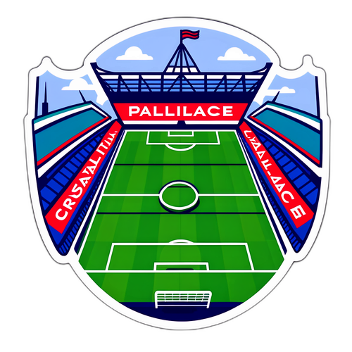 สติกเกอร์การแข่งขันฟุตบอลระหว่างคริสตัลพาเลซและท็อตแน่ม ฮ็อตสเปอร์