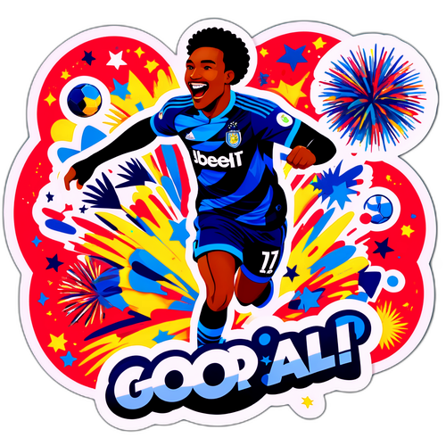 Sticker ya Kusherehekea Bryan Mbeumo