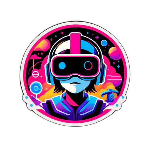 Création d'un autocollant de streaming futuriste