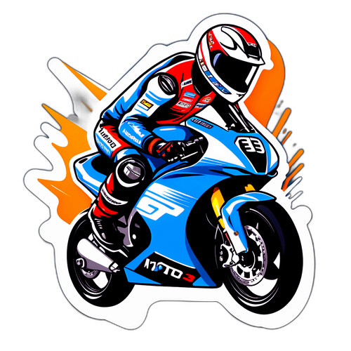 Sticker Hakim Danish di Moto3