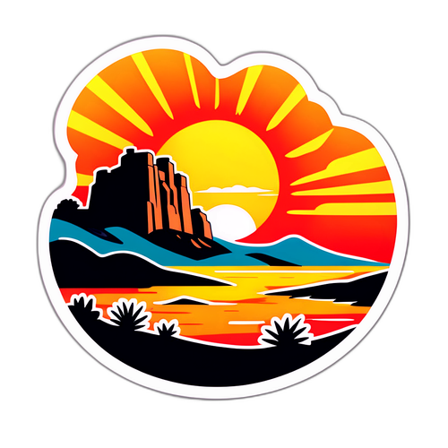 Ηλιοβασίλεμα πάνω από την Καταλονία