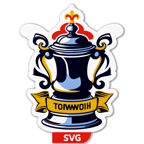 Sticker dédié à la rencontre FA Cup entre Tottenham et Tamworth