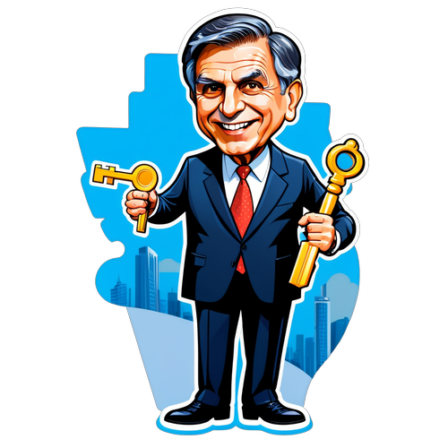 Ratan Tata's Ultimate Key to Success: Unlocking Innovation Against a Modern Skyline!