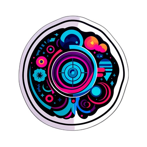 Наклейка, присвячена терміну "Глибока держава"