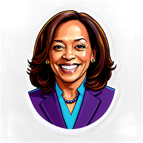 ¡Celebra la Diversidad! El Impactante Sticker de Kamala Harris que Inspira Inclusión