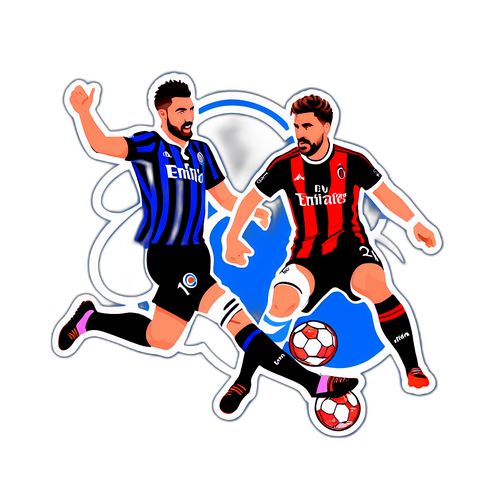 Sticker Epik Perlawanan Atalanta vs. A.C. Milan