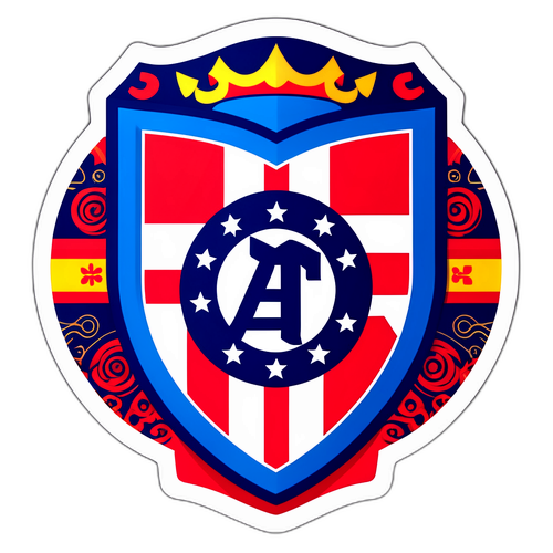 Représentation stylisée du logo du Club Atlético de Madrid