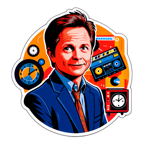 Rappresentazione artistica di Michael J. Fox