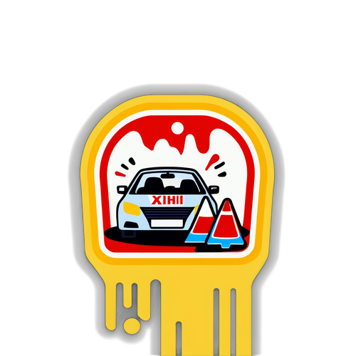 西子車禍警示貼紙