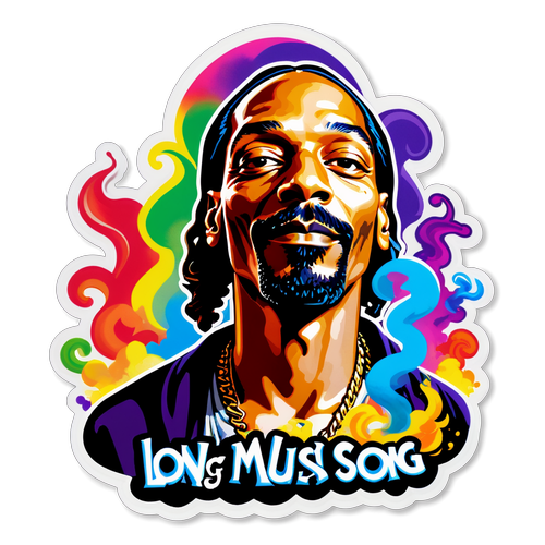 Surpreenda-se! Snoop Dogg Celebra a Música com Fumaça Colorida e Festividade!