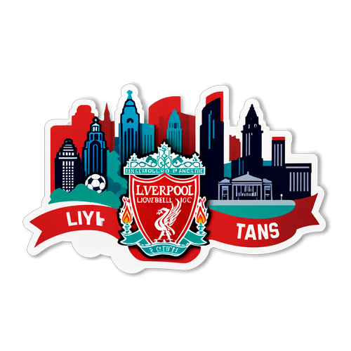 Liverpool Fans og Byens Skyline