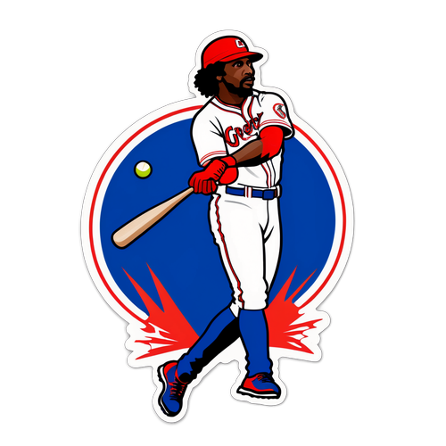 Minimalist Vladimir Guerrero Sticker