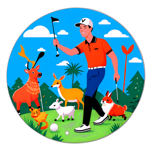 Viktor Hovland på golfbanen