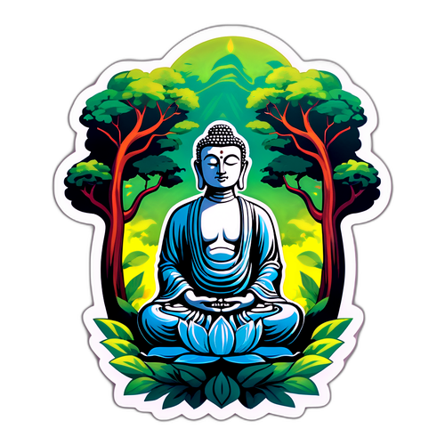 शांत बुद्ध प्रतिमा