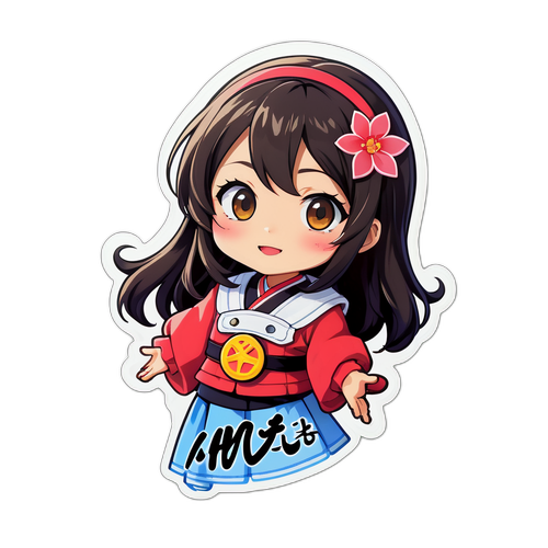 ミサキ・オーニタのサイン入りステッカー