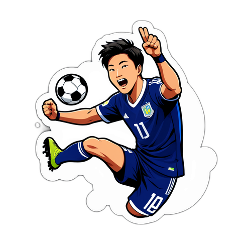 이강인을 응원하는 스티커