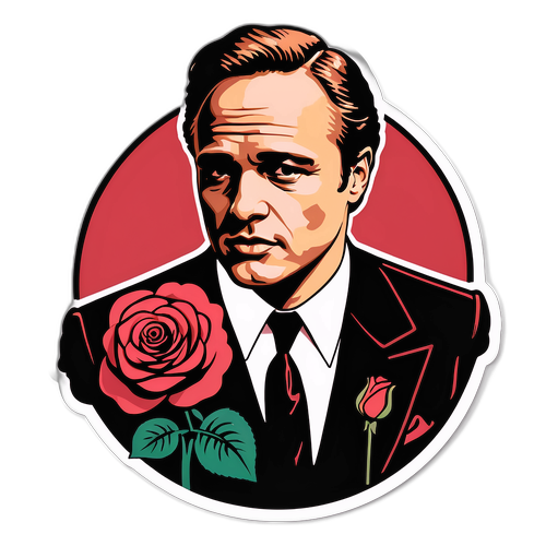Adesivo Vintage di Marlon Brando