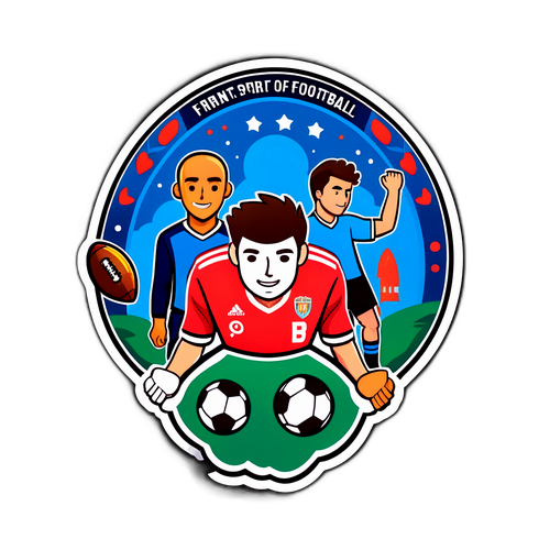 足球精神的貼紙