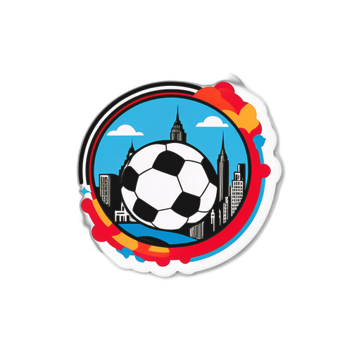 Stiker Bola Sepak NYC vs DC