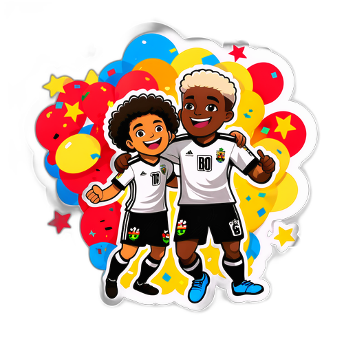 Sticker Persahabatan Olahraga