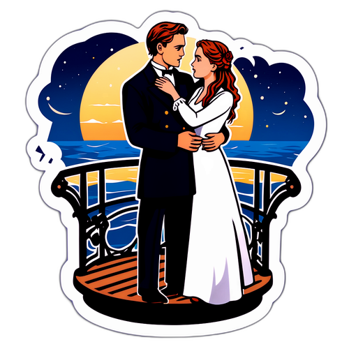Titanic romantisk scen