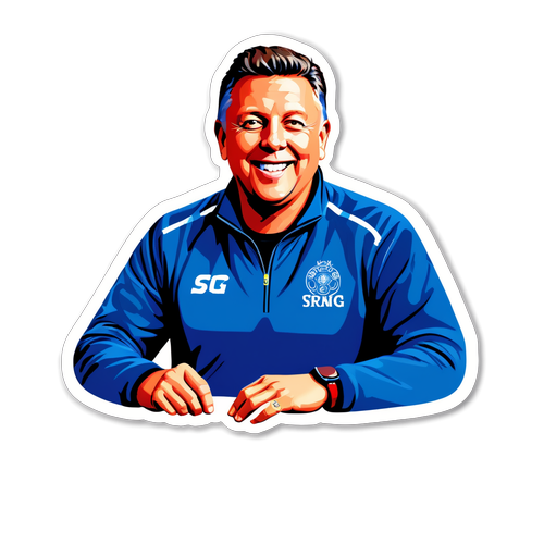 Inspirerende Klistremerke: Craig Shakespeare – Lederskap og Samhold i Ett Design!