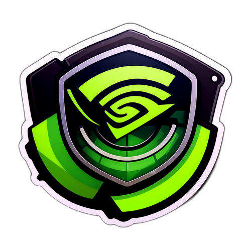 NVIDIA 로고 스티커