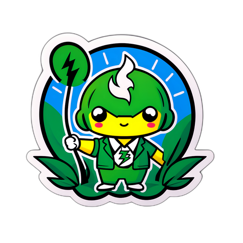 エコフレンドリー電気キャラクター