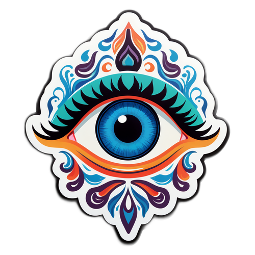 איור עליז של עין