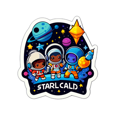 Наклейка, що святкує фестиваль Starcon