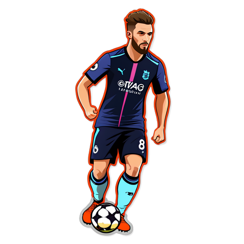 การ์ตูนนักเตะพรีเมียร์ลีกในชุดสวย