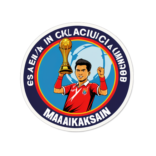 Stiker Kejuaraan Klub ASEAN PSM Makassar