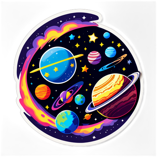 Sumabak sa Uniberso: 'Out of This World!' Sticker na Tiyak na Magugustuhan Mo!