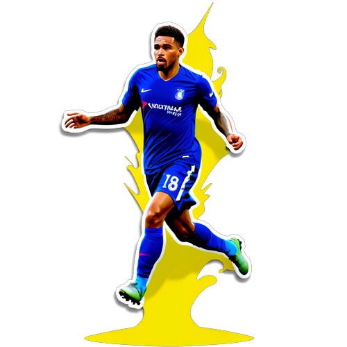 Jhon Arias'ın Dribling Hareketi Sticker'ı