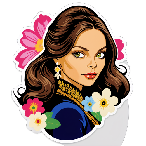 Eleganza Floreale: Ornella Muti