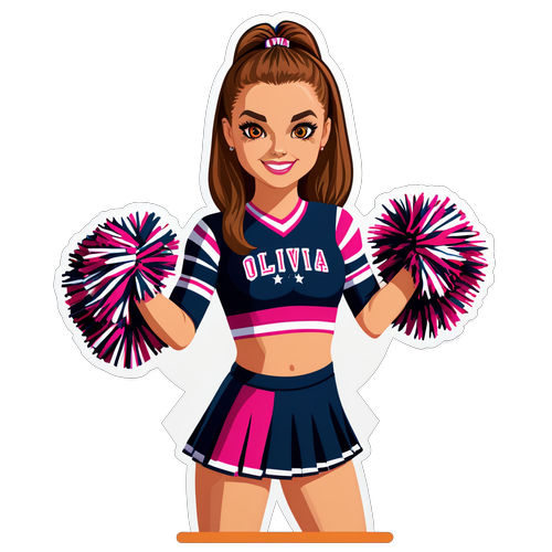 Olivia Dunne: Cheerleading Legend in a Burst of Colors!