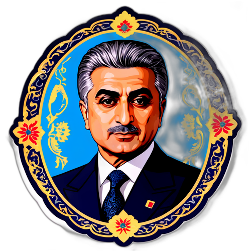 रेज़ा पहलवी की स्टिकर डिजाइन