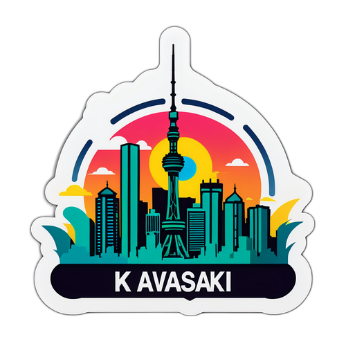 川崎の現代的なスカイラインデザイン