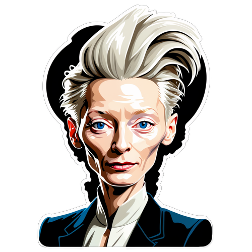 Svelato il Volto Surreale di Tilda Swinton: L'Arte e la Fantasia si Incontrano in un'Orazione Visiva!