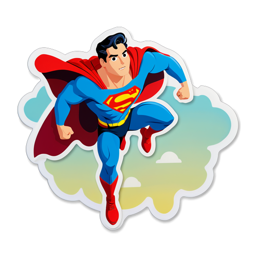 Design creativ inspirat de provocarea "Superman" de pe TikTok