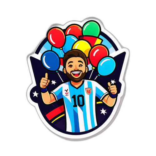 สติกเกอร์เฉลิมฉลองสำหรับแฟนฟุตบอล