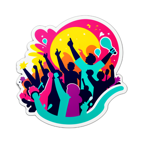 บรรยากาศของคอนเสิร์ตกับแฟนคลับที่มีความกระตือรือร้น